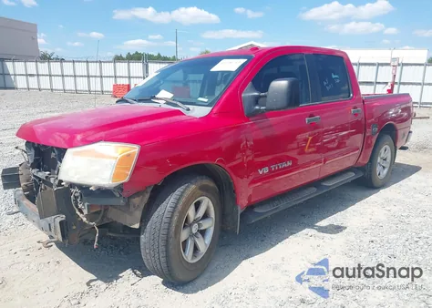 2012 Nissan Titan Sv из США, поврежденный, VIN 1N6BA0ED0CN305780